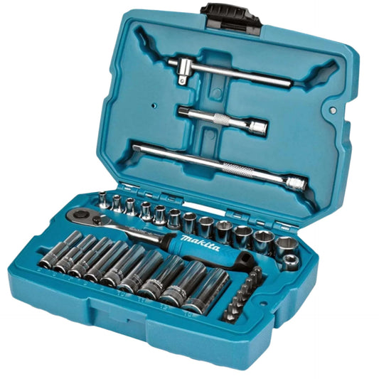 Makita 34-Piece Socket and Tool Set for Multiple Applications